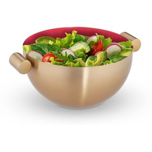 Relaxdays Baking Mixing Food Set Serving Bowl Salad Preparation Kitchen Gold Red Equipment Relaxdays Baking Mixing Food Set Serving Bowl Salad Preparation Kitchen Gold Red Equipment