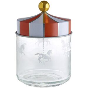 Alessi - Circus Collection - Mw30/75 Jar In Silk-Screen Glass Hermetic Lid 75cl Alessi - Circus Collection - Mw30/75 Jar In Silk-Screen Glass Hermetic Lid 75cl