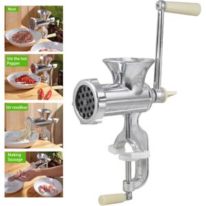 Gadgetcking Heavy Duty Hand Operated Meat Mincer Grinder Kitchen Beef Maker Metal Mince Gadgetcking Heavy Duty Hand Operated Meat Mincer Grinder Kitchen Beef Maker Metal Mince