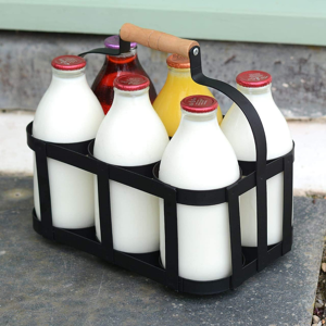 Does Not Apply Milk Bottle Holder Powder Coated Steel Wire Metal Holds 6 Milk Bottles Doorstep Does Not Apply Milk Bottle Holder Powder Coated Steel Wire Metal Holds 6 Milk Bottles Doorstep