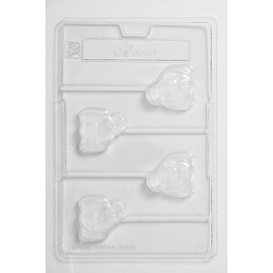 World Of Moulds Monkey Lolly Chocolate/soap Mould - 4 Cavity - Pack Of 10 World Of Moulds Monkey Lolly Chocolate/soap Mould - 4 Cavity - Pack Of 10