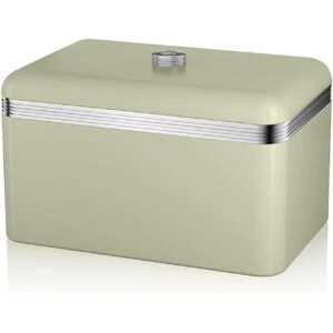 Swan Swka1010gn Retro Bread Bin, Metal, 18 Litre, Green Swan Swka1010gn Retro Bread Bin, Metal, 18 Litre, Green