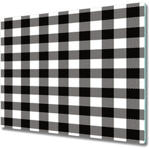 Coloray Tempered Glass Chopping Cutting Board Worktop Saver Gingham Check 60x52 Coloray Tempered Glass Chopping Cutting Board Worktop Saver Gingham Check 60x52