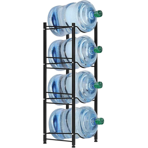 Does Not Apply Water Cooler Jug Rack, 4-Tier Heavy Duty Water Bottle Holder Storage Rack For 5 Does Not Apply Water Cooler Jug Rack, 4-Tier Heavy Duty Water Bottle Holder Storage Rack For 5