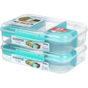 Sistema To Go Bento Box Create 1.48 L School Lunch Boxes With Compartments & Sistema To Go Bento Box Create 1.48 L School Lunch Boxes With Compartments &