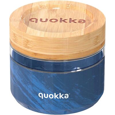 Quokka Deli - Glass Lunchbox - Blue - 500ml & 820ml - Food Container Quokka Deli - Glass Lunchbox - Blue - 500ml & 820ml - Food Container