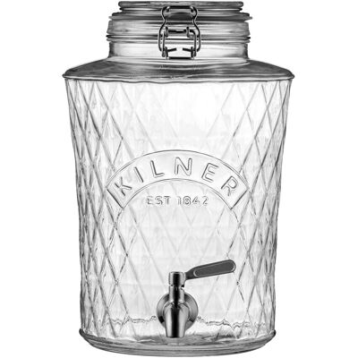 Kilner Diamond Dispenser - 5 L Stainless Steel Tap Kilner Diamond Dispenser - 5 L Stainless Steel Tap