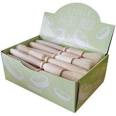 Universal Textiles Wooden Pastry Brush Display 24pkone Size One Colour Wi2464 Universal Textiles Wooden Pastry Brush Display 24pkone Size One Colour Wi2464