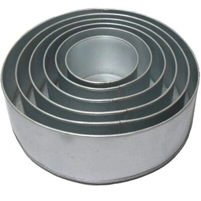 Simply Making Round - 3 Inches Deep - Set Of 6 Baking Tins Simply Making Round - 3 Inches Deep - Set Of 6 Baking Tins