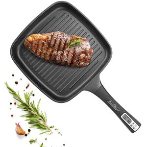 Jean Patrique The Meat Master Smart Griddle Pan With Non-Stick Induction Ready Thermometer Jean Patrique The Meat Master Smart Griddle Pan With Non-Stick Induction Ready Thermometer