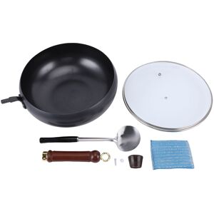 Stir Fry Pan Glossy 28cm Hand Hammered Anti Stick Wrought Iron Wok Pan With S Ct Stir Fry Pan Glossy 28cm Hand Hammered Anti Stick Wrought Iron Wok Pan With S Ct