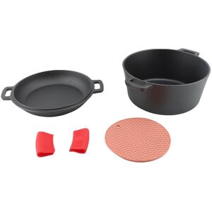 Oven Pot With Skillet Lid Cast Iron Dual Handles Skillet Cooking Pan Cookwar Wl Oven Pot With Skillet Lid Cast Iron Dual Handles Skillet Cooking Pan Cookwar Wl