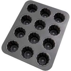 Sodial 3x(Non-Stick Canele Muffin Bakeware Cupcake Pan Fit For Oven Baking Pudding1261 Sodial 3x(Non-Stick Canele Muffin Bakeware Cupcake Pan Fit For Oven Baking Pudding1261