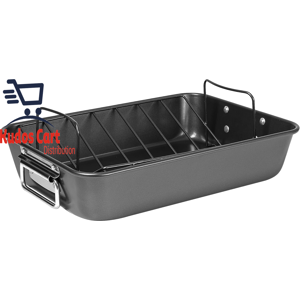 Does Not Apply Prochef Large Deep Roasting Tin Premium Teflon Non-Stick Oven Baking Tray Pan Does Not Apply Prochef Large Deep Roasting Tin Premium Teflon Non-Stick Oven Baking Tray Pan