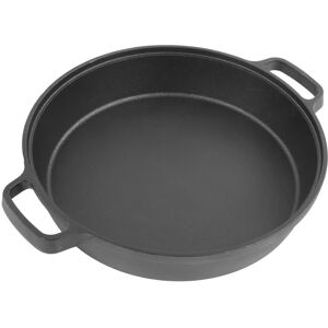 Cast Iron Skillet Uncoated Induction Universal Cookware Single Pan 25cm Cast Iron Skillet Uncoated Induction Universal Cookware Single Pan 25cm
