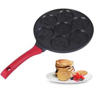 Pancake Maker - Non-Stick Pancake Pan Griddle Grill Pan Crepe Maker 7-Mold7559 Pancake Maker - Non-Stick Pancake Pan Griddle Grill Pan Crepe Maker 7-Mold7559