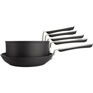 Commichef 5-Piece Cookware Set - Anodised Aluminium, Non-Stick, Space-Saving Commichef 5-Piece Cookware Set - Anodised Aluminium, Non-Stick, Space-Saving