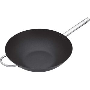 Masterclass Wok Carbon, Non Stick, Carbon Steel, 8 Litres Wok Pan, 35.5cm (14'' Masterclass Wok Carbon, Non Stick, Carbon Steel, 8 Litres Wok Pan, 35.5cm (14''