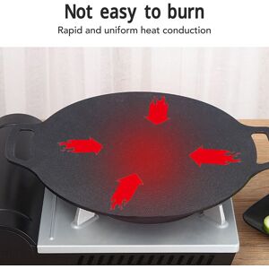 Korean Style Bbq Grill Pan Korean Round Griddle Non-Stick 6 Layer Coating Round Korean Style Bbq Grill Pan Korean Round Griddle Non-Stick 6 Layer Coating Round