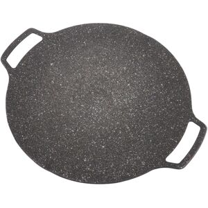 (36cm)Korean Bbq Plate Barbecue Grill Non Stick Circular Frying Pan For Home Fi (36cm)Korean Bbq Plate Barbecue Grill Non Stick Circular Frying Pan For Home Fi