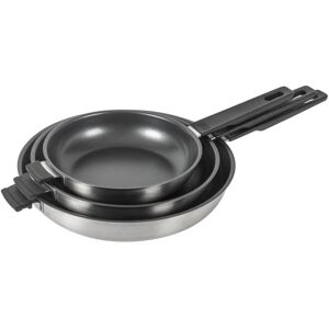 Kuhn Rikon Smart & Compact Frying Pan 3pc Set 20cm/24cm/28cm Kuhn Rikon Smart & Compact Frying Pan 3pc Set 20cm/24cm/28cm
