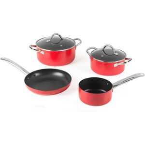 Russell Hobbs Riviera 4-Piece Cookware Set, Ceramic Non-Stick, Induction Safe Russell Hobbs Riviera 4-Piece Cookware Set, Ceramic Non-Stick, Induction Safe
