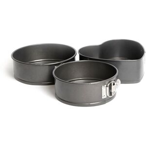 Masterclass Carbon Steel Set Of Non-Stick Spring Form Loose Base Cake Pan Masterclass Carbon Steel Set Of Non-Stick Spring Form Loose Base Cake Pan