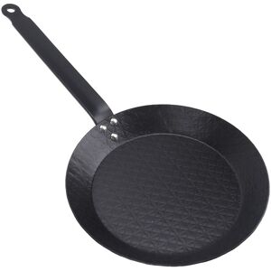 Rio New Carbon Steel Skillet Nonstick Frying Pan Smokeless Comfortable Grip Indoor Rio New Carbon Steel Skillet Nonstick Frying Pan Smokeless Comfortable Grip Indoor
