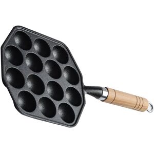 14 Hole Takoyaki Maker Grill Pan Cast Iron Nonstick Octopus Meat Balls Moul Sg 14 Hole Takoyaki Maker Grill Pan Cast Iron Nonstick Octopus Meat Balls Moul Sg
