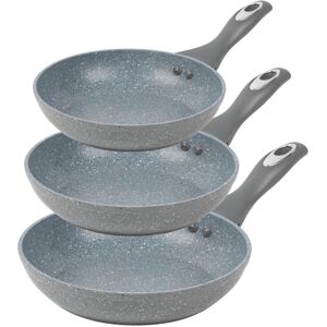 Salter Frying Pan 3 Piece Set Non-Stick Marble Collection 20/24/28 Cm Grey Salter Frying Pan 3 Piece Set Non-Stick Marble Collection 20/24/28 Cm Grey
