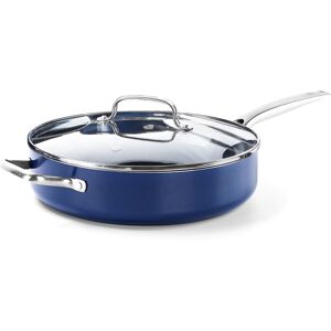 Blue Diamond 30cm Frying Pan With Lid Ceramic Non-Stick Pfas-Free (Open Box) Blue Diamond 30cm Frying Pan With Lid Ceramic Non-Stick Pfas-Free (Open Box)