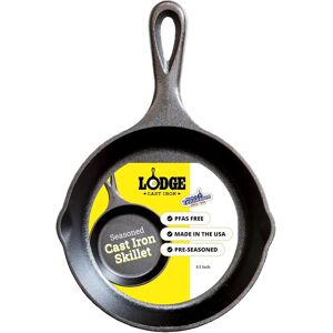 Lodge 16.51 Cm / 6.5 Inch Pre-Seasoned Cast Iron Round Skillet/frying Pan Lodge 16.51 Cm / 6.5 Inch Pre-Seasoned Cast Iron Round Skillet/frying Pan