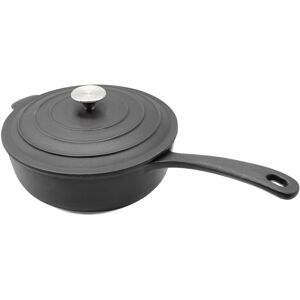 Lk'S Premium Cast Iron Sauce Pan With Lid Casserole Pot Cooking Stew Stock Kitchen Lk'S Premium Cast Iron Sauce Pan With Lid Casserole Pot Cooking Stew Stock Kitchen