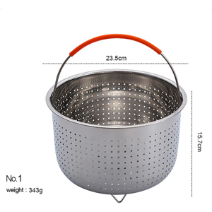 Stainless Steel Steamer Basket For Pressure Cooker And Food Draining Kitchenware Stainless Steel Steamer Basket For Pressure Cooker And Food Draining Kitchenware