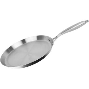 Cheffinger 28 Cm Stainless Steel Crepe Pan Compatible All Heat Sources Induction Cheffinger 28 Cm Stainless Steel Crepe Pan Compatible All Heat Sources Induction
