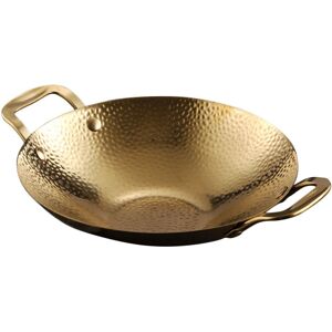 None Work Camping Cooking Pot Wok Piccola Acciaio Stainless Steel Pan None Work Camping Cooking Pot Wok Piccola Acciaio Stainless Steel Pan