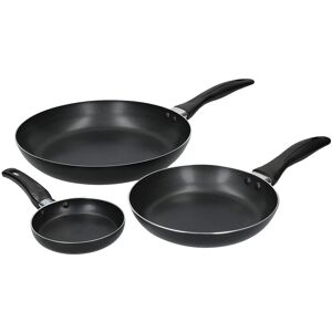 Kitchencraft Non-Stick Three Piece Frying Pan Set - 12cm, 20cm & 28cm Kitchencraft Non-Stick Three Piece Frying Pan Set - 12cm, 20cm & 28cm