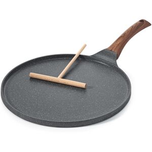 Sensarte Nonstick Crepe Pan, Swiss Granite Coating Dosa Pan Pancake Flat 10-Inch Sensarte Nonstick Crepe Pan, Swiss Granite Coating Dosa Pan Pancake Flat 10-Inch