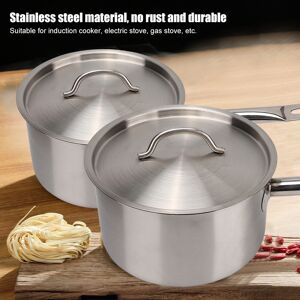 Stainless Steel Composite Bottom Cooking Pot Single Handle Saucepan With Lid Sg Stainless Steel Composite Bottom Cooking Pot Single Handle Saucepan With Lid Sg
