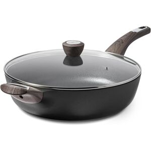 sensarte Sensarte 30cm Deep Nonstick Frying Pan,4.7l Saute Pan With Lid, Large Skillet, sensarte Sensarte 30cm Deep Nonstick Frying Pan,4.7l Saute Pan With Lid, Large Skillet,