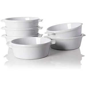 Sweejar Home Ceramic Souffle Dishes, Round Handle-Ramekins-Baking, 300ml For Pu Sweejar Home Ceramic Souffle Dishes, Round Handle-Ramekins-Baking, 300ml For Pu