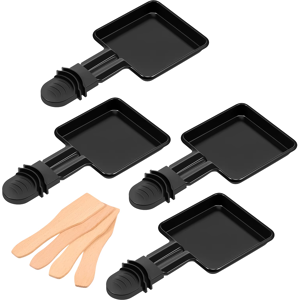 Does Not Apply New 4pc Mini Raclette Grill Pans Non Stick Bbq Fast Shipping Does Not Apply New 4pc Mini Raclette Grill Pans Non Stick Bbq Fast Shipping