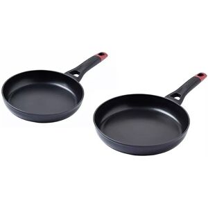 Pyrex Optima Plus Induction Twin Pack Frying Pans 20cm & 26cm Non Stick 290814 Pyrex Optima Plus Induction Twin Pack Frying Pans 20cm & 26cm Non Stick 290814