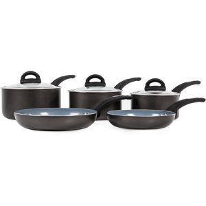Tower Cerasure 5pc Non-Stick Pan Set Induction Hob Sauce & Fry Pans Graphite Tower Cerasure 5pc Non-Stick Pan Set Induction Hob Sauce & Fry Pans Graphite