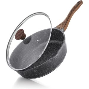 sensarte Sensarte Nonstick Skillet, Deep Frying Pan 26 Cm/4 Litre Saute Pan With Lid, St sensarte Sensarte Nonstick Skillet, Deep Frying Pan 26 Cm/4 Litre Saute Pan With Lid, St