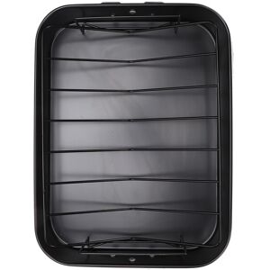 Rio Carbon Steel Roasting Pan With V Rack Nonstick Rectangular Turkey Roaster P Fit Rio Carbon Steel Roasting Pan With V Rack Nonstick Rectangular Turkey Roaster P Fit