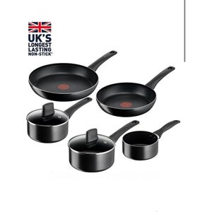 Tefal Titanium Force Non-Stick 5 Pc Set Saucepans 14/16/18, 2 Frying Pans 20/28 Tefal Titanium Force Non-Stick 5 Pc Set Saucepans 14/16/18, 2 Frying Pans 20/28