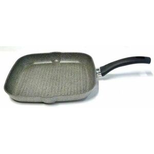 Ballarini Cortina Granitium 28cm Grilling Grill Pan Square Non-Stick Grey Ballarini Cortina Granitium 28cm Grilling Grill Pan Square Non-Stick Grey