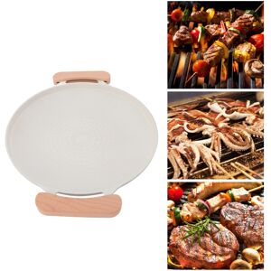 White Korean Bbq Grill Pan Anti Stick Versatile Aluminum Stovetop Grill Pla Sg White Korean Bbq Grill Pan Anti Stick Versatile Aluminum Stovetop Grill Pla Sg