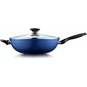 Blue Diamond 32 Cm Wok With Lid Ceramic Non-Stick Stir-Fry Pan Cc005077-003 -New Blue Diamond 32 Cm Wok With Lid Ceramic Non-Stick Stir-Fry Pan Cc005077-003 -New
